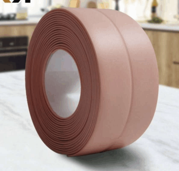 Solatip Seal Tape Proteksi Penutup Celah Siku Karet Pengaman Serbaguna - Kopi