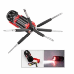 Set Obeng 8 in 1 Multi Screwdriver Tools Senter Multifungsi Lampu