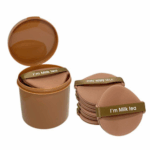 Sponge Spons Make Up 7 Pcs Lembut Packaging Toples Praktis Lebih Aman - Teardrop Coffe