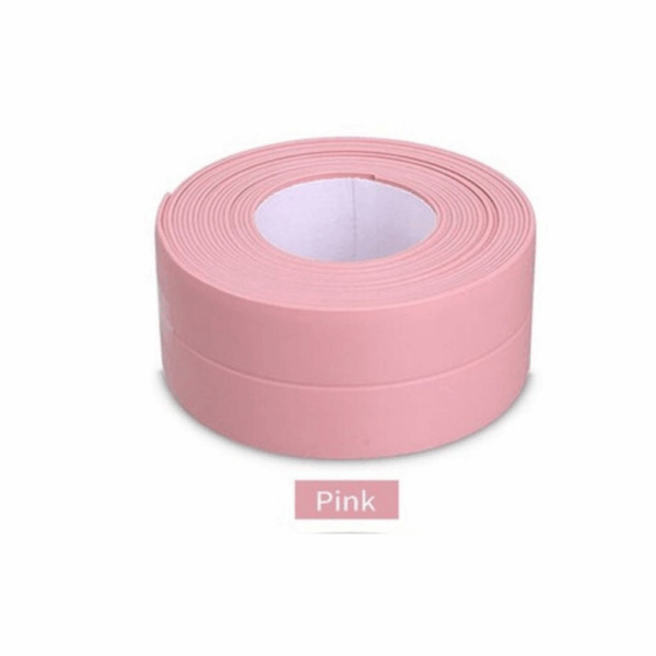 Solatip Seal Tape Proteksi Penutup Celah Siku Karet Pengaman Serbaguna - Pink