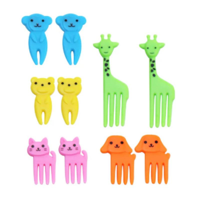 i4MzQbZUT7N6gWGbr1eyRWGPNKQLk7CZHWJOiBVJ Garpu Bento Karakter Lucu Tusukan Buah Kue Hiasan Bekal Aksesoris - Dog Cat - Image 1