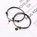 Gelang Couple Aesthetic Model Kunci dan Love Pasangan Unik Kekinian