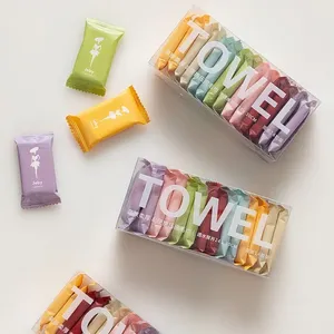 Handuk Wajah Portable Sekali Pakai Travel Traveling 1 Box 14 pcs