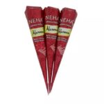 Henna Tangan Kuku Cone Temporary Hand Painting Colour Cat Tangan - Maroon