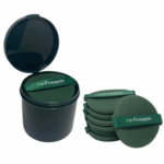 Sponge Spons Make Up 7 Pcs Lembut Packaging Toples Praktis Lebih Aman - Round Pineaple