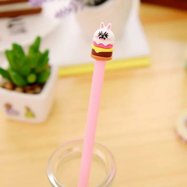 202409110608136572db8f0c6290b547349f39b0859835 Pulpen Gel Karakter Kartun Jepang Hamburger Line Brown Doraemon - Line Cony - Image 1