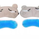 Penutup Mata Karakter Ekspresi Eye Cover Sleep Motif Boneka Lucu - Mocca