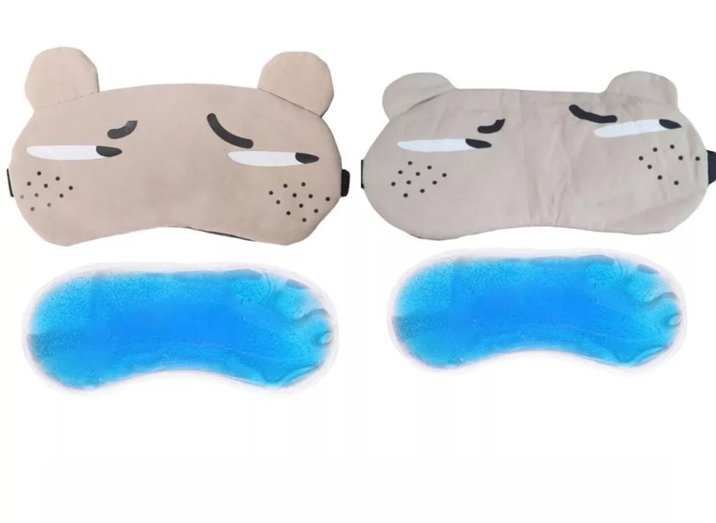 FAThddyvlL62FTiPCvUhoARaZMHkj8vF4qFWMyS3 Penutup Mata Karakter Ekspresi Eye Cover Sleep Motif Boneka Lucu - Mocca - Image 1