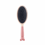 Sisir Oval Bulat Motif Bawah Boneka - Sisir Anak Lucu dengan Bentuk Oval - Pink