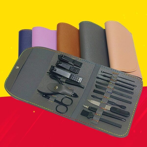 Set Perawatan Kuku 16 in 1  Alat Manicure dan Pedicure
