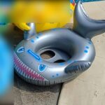 Ban Renang Duduk Anak Karakter Quacker Float Children Pool - Hiu Abu