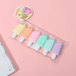 Highlighter Desain Lucu Warna Warni Menandai Poin Penting Pencatatan - Ice Cream Stick