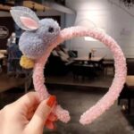 Bando Kelinci Bulu Aksesoris Lucu Cute Hiasan Rambut Fashion Korea
