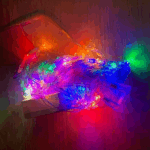 Lampu Tumbler LED Hias Pohon Natal Model Bintang 8 Meter Warna Warni - Rainbow