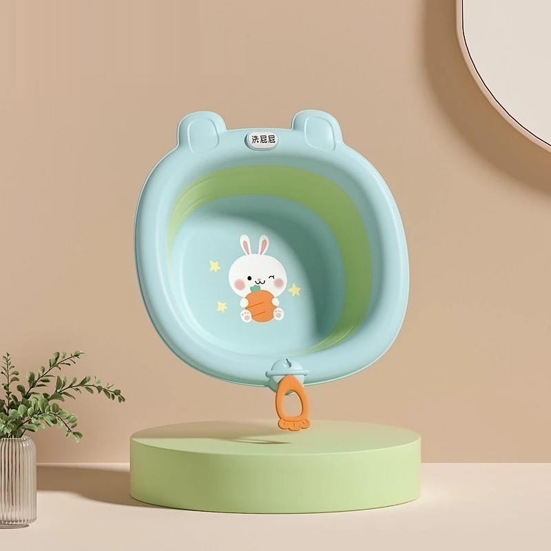 kCszErU4dGGu9KG1ieJGFss8d7tF9j7vgIu7MN3p Baskom Lipat Mini Bayi New Born Portable Desain Fleksibel Multifungsi - Biru Petak - Image 1