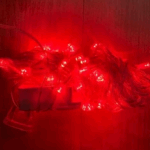 Lampu Tumbler LED Hias Pohon Natal Model Bintang 8 Meter Warna Warni - Merah