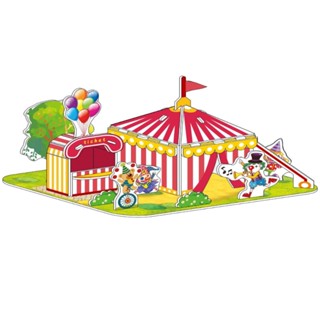 ns4Q9fRZmCQW1Acc7l1MMrd8d8yHR8MZh2sMf0zF Puzzle Mainan Edukasi Anak 3D Paper House Melatih Kreativitas Anak - Carnival - Image 1
