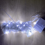 Lampu Tumbler LED Hias Pohon Natal Model Bintang 8 Meter Warna Warni - Putih