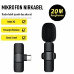 Microphone Mic Clip On Wireless Vlogger Content Creator Mikrofon