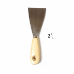 Kape Plat Gagang Kayu Alat Konstruksi Meratakan Dempul Tembok Bangunan - 21/2”