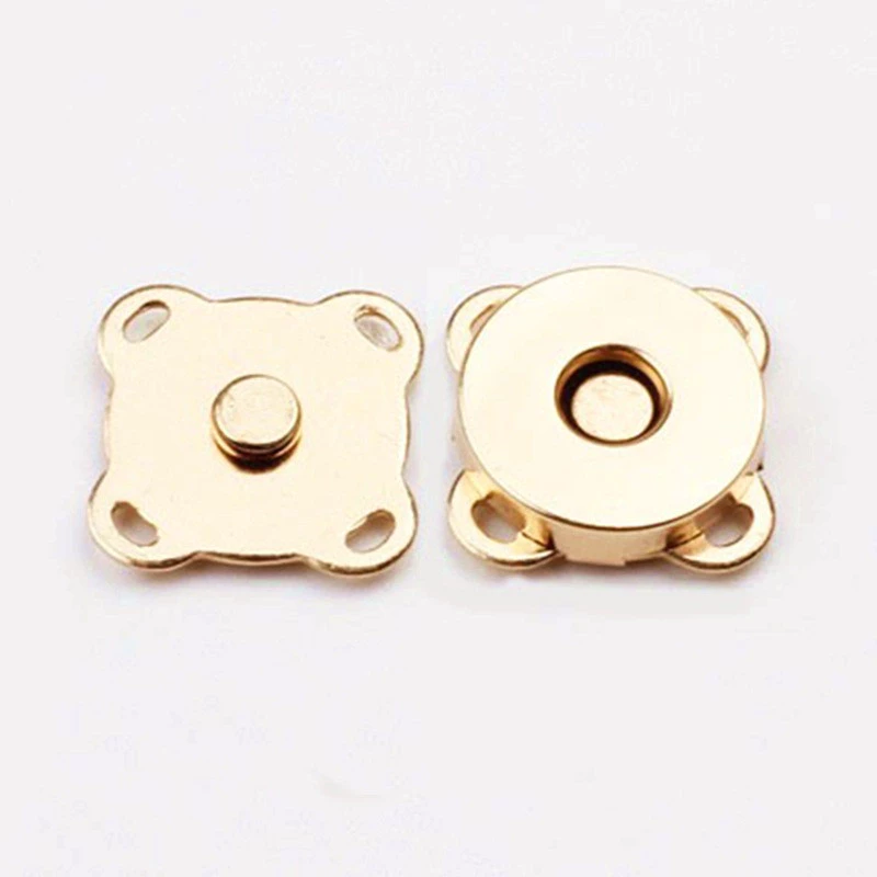 DtR4WemvyD791FuBuhTPEjmLTaOpdoJf9pB96oML Kancing Magnet Jahit Tas Dompet Desain Klasik Fashion Style - Gold - Image 1