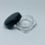 Pot Jar Cream Gel Bulat Wadah Travel Size Serbaguna Kosmetik Skincare - Hitam