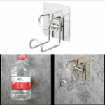 Gantungan Baskom Ember Dapur Tempel Dinding Hook Stainless Steel