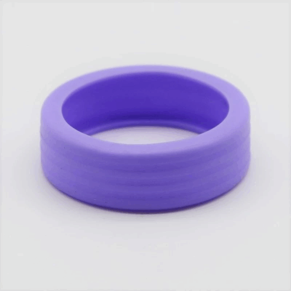 Cover Pelindung Roda Koper Silikon Reduksi Suara Perlindungan Tambahan - Ungu