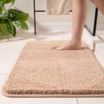 Keset Bulu Lembut Halus Empuk Mudah Dicuci Lucu Aesthetic Menyerap Air - Cream