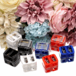 Serutan Pensil Alis 2 in 1 Rautan 2 Lubang Tajam Alat Kosmetik