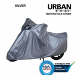 Tutup Motor Cover Jumbo Waterproof Tahan Air Anti Cakaran Kucing - Silver