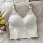 Tanktop Bra Wanita Casual Import Tali Punggung Terbuka Slim Fit - Putih - Image 4