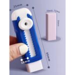 Penghapus Model Stick Warna Mekanik Bersih Tanpa Serpihan - Biru dan Putih