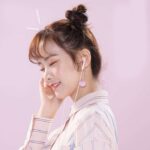 Earphone headset handsfree macaron u19 stereo kabel mate color mic - Kuning - Image 6