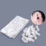 Penutup Telinga Plastik Transparan Pelindung Cat Rambut Keramas - Image 5