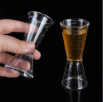 Gelas Ukur Takar Acrylic Jigger Measuring Cup Transparan - 20-40ml - Image 4