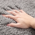 Keset Bulu Lembut Halus Empuk Mudah Dicuci Lucu Aesthetic Menyerap Air - Abu - Image 6