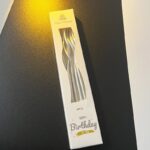 Lilin Ulang Tahun Spiral Birthday Candle Korea Cantik Aesthetic - Silver