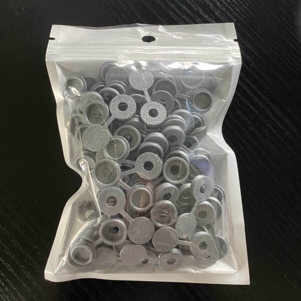 Tutup Kepala Baut Pelindung Anti Karat untuk Mur Kendaraan dan Mesin - Abu