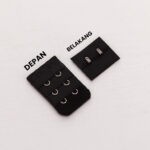 Penyambung Bra 2–3 Kait Penambah Lingkar Bra Nyaman Dipakai - 2 KAIT HITAM