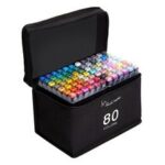 Spidol Sketch Marker 2 Tip 80 Warna 1 Set untuk Menggambar - 80 Warna