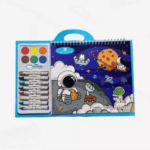 Buku Melukis Set 3D Coloring Book Melatih Kemampuan Motorik Anak - Astronot