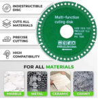 Mata Gerinda Keramik Bentuk Roda100mm Cakram Pisau Gergaji Pemotong Ubin - Image 4