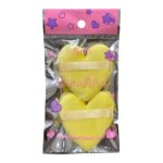 Sponge Bedak Tabur Padat Bentuk Love 2Pcs Beauty Blender 6 Warna - Purple - Image 3
