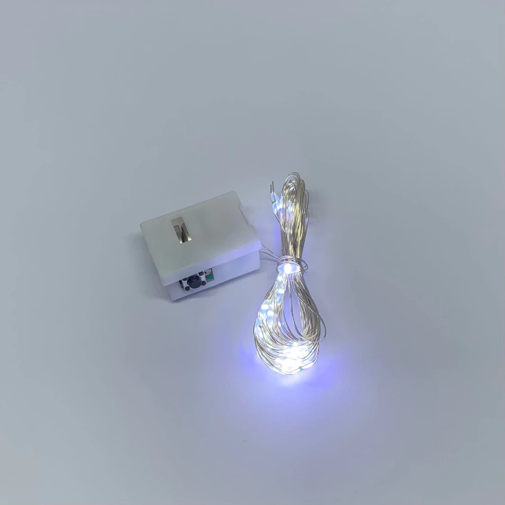 1rgnXLdulou4V73v4yFLTCdGdYYIpox3RpyY6Red Lampu Hias Buket Bunga Balon Fairy Light Dekorasi Tumblr Kawat Mini - Putih 3 Meter - Image 1