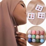 Magnet Hijab Anti Slip Elegan Pengait Jilbab Tanpa Jarum Aman Dipakai - Hitam - Image 2