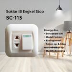 Saklar IB Stop Kontak Sakelar Tanam Indoor Standar SNI - SC-113