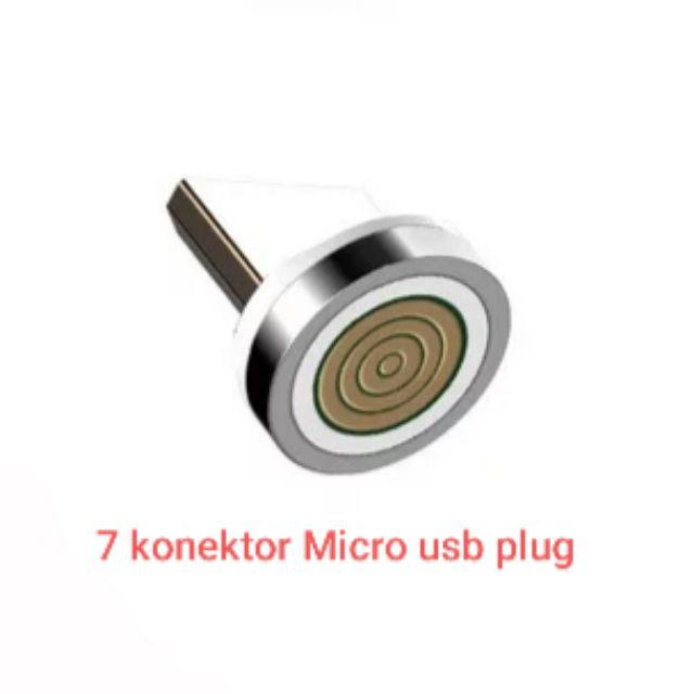 238830_1760502715171 Kepala Charger Magnetik 7 Pin 3A Fast Charging Praktis - Micro - Image 1
