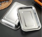 Baki Stainless Cekung Baking Tray Alat Saji Pemanggang Variasi Ukuran - S - Image 6