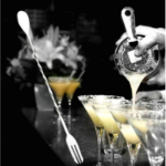 Sendok Garpu Panjang Alat Pengaduk Koktail Stainless Steel Mixer - Image 3